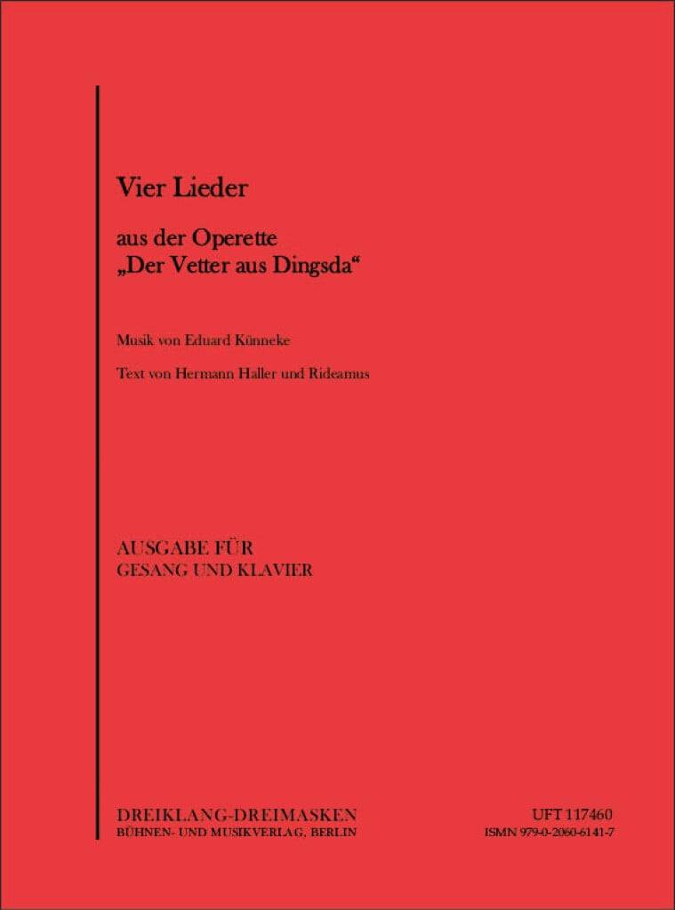Der Vetter aus Dingsda, 4 Nummer daraus
